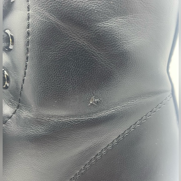 Girls' Zipper Lace-Up Boots Black Size 6 - Picture 8 of 12